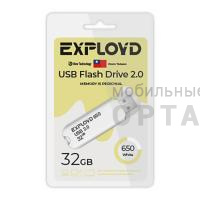 Флешка USB 32 Гб Exployd  650  белый