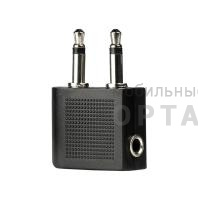 Адаптер-переходник для наушников в самолет, Jack 3.5 мм(F) - 2х3.5 мм  (M), (F) (A209)/200 Адаптер-переходник для наушников в самолет, Jack 3.5 мм(F) - 2х3.5 мм  (M), (F) (A209)/200