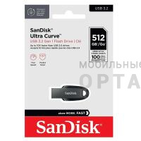 Флешка USB3.2 512GB SanDisk Ultra Curve чёрный