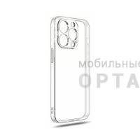 Чехол прозрачный силикон в техпаке, iPhone 13/14