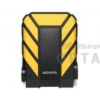 Жесткий диск HDD A-Data 2 TB HD710 Pro, жёлтый, прорезиненный, антишок, 2.5", USB 3.0