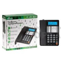Стационарный телефон, RITMIX RT-495 black,АОН, FSK/DTMF/ETSI,59 вх.,16 исх.пам,10 кн.быстр.набор,подкл.мини АТС (1/20)