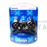 Геймпад игровой DEFENDER Omega USB, проводной. кабель 1,8 м. 12 кнопок Геймпад игровой DEFENDER Omega USB, проводной. кабель 1,8 м. 12 кнопок