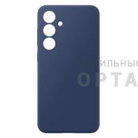 Чехол силикон COVER, бархатная подкладка в упаковке, Redmi Note 14, синий